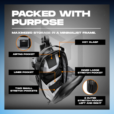 Magnetic Gym Sling Bag