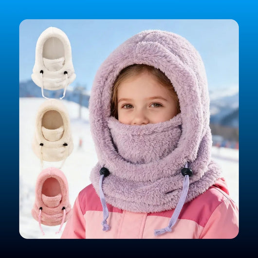 Kids Fleece Hooded Ski Balaclava