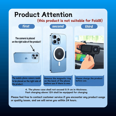 Auto Clamp Wireless Car Charger Mount