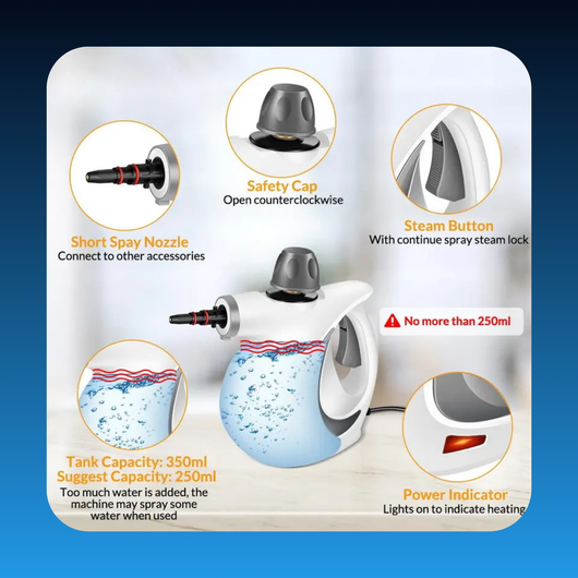 Pressurized Handheld Steam Cleaner