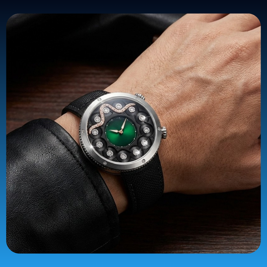 Snake Movement Luxury Watch