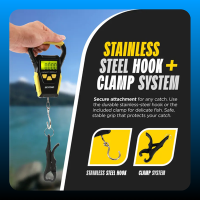 Fishing Digital Scale with Built-in Tape Measure
