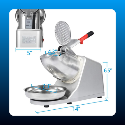 Stainless Steel Shaved Ice Machine
