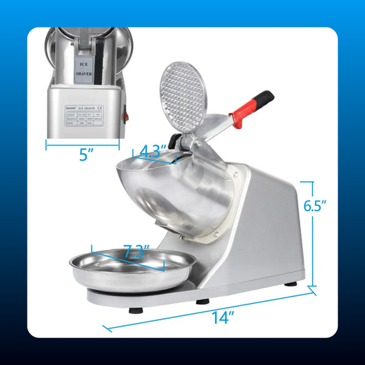Stainless Steel Shaved Ice Machine