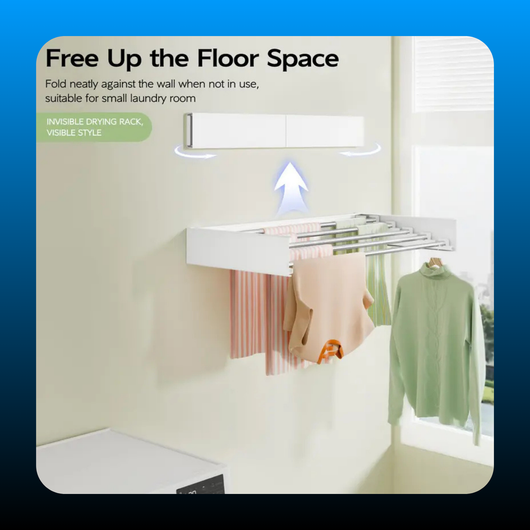 Foldable Wall Mounted Clothes Drying Rack