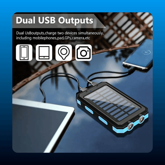 20000mAh Solar Power Bank