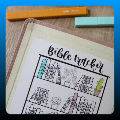 Bible Reading Tracker Sticker (4 Pieces)