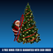 SANTA’S MAGIC –  Electric Climbing Santa Ladder Decoration