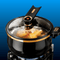 Locking Lid Stock Pot with Glass Cover