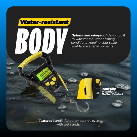 Fishing Digital Scale with Built-in Tape Measure