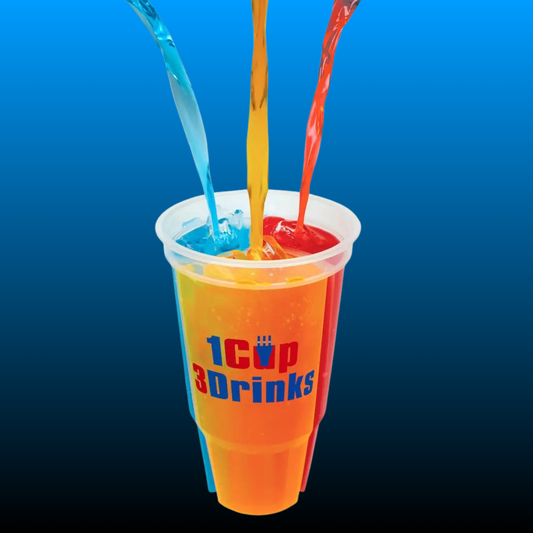 3-Compartment 24oz Cup