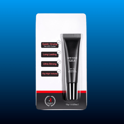 Semi-Solid Nail Glue with Remover