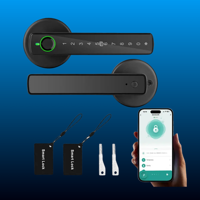 Smart Fingerprint Door Lock with Handle