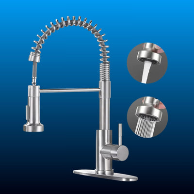 Pull Down Spring Kitchen Faucet