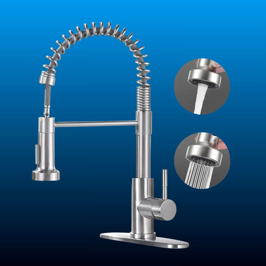 Pull Down Spring Kitchen Faucet