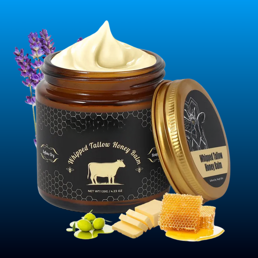 Whipped Grass-Fed Beef Tallow Honey Balm