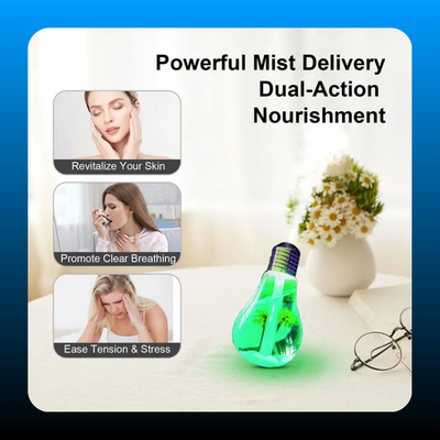7-Color Auto-Changing Bulb Humidifier