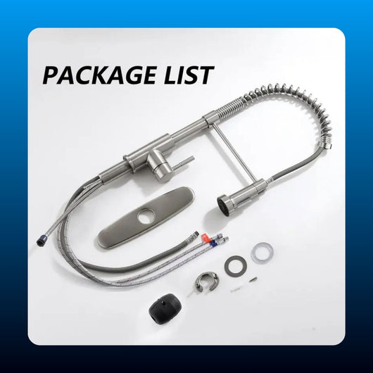 Pull Down Spring Kitchen Faucet