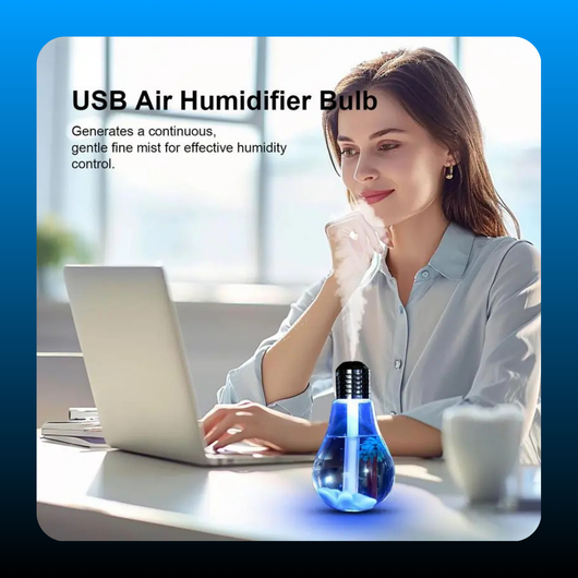 7-Color Auto-Changing Bulb Humidifier