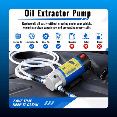 12V Self-Priming Oil Extractor Pump Unit