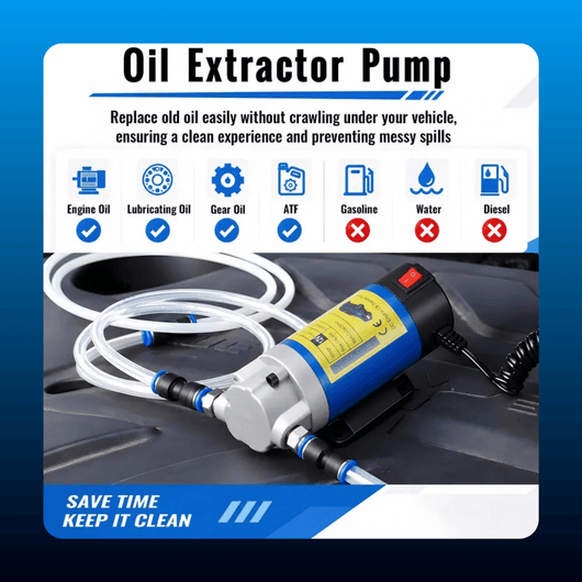 12V Self-Priming Oil Extractor Pump Unit