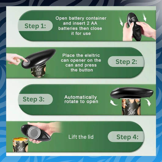Handheld Automatic Can Opener