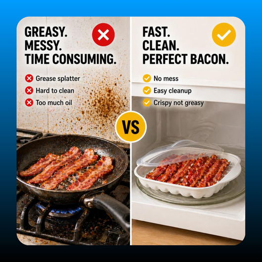 Microwave Bacon Cooker Tray
