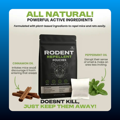Rodent Repellent Pouches (12 Pouches)