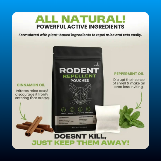 Rodent Repellent Pouches (12 Pouches)