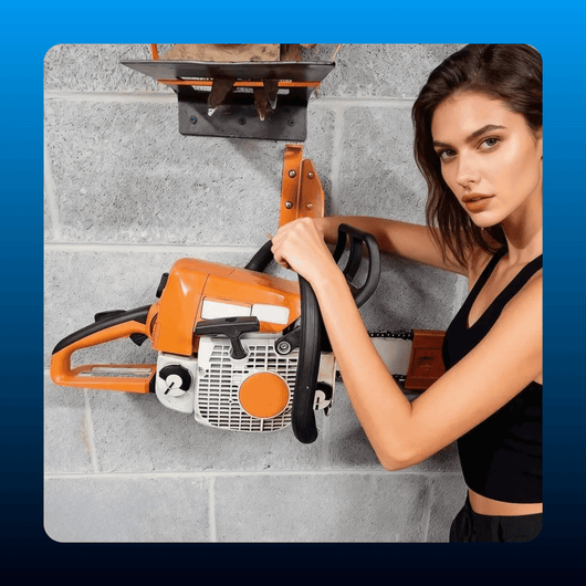 Wall-Mounted Chainsaw Hanger