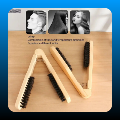 Solid Wood Hair Straightener Comb
