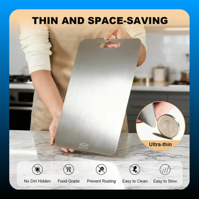 3PCS Stainless Steel Cutting Board Set