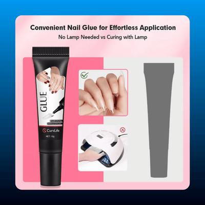 Semi-Solid Nail Glue with Remover