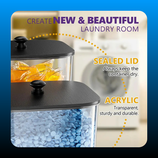 Laundry Pods Container Set