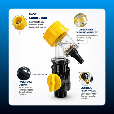 Water Heater Flush and Descaling Tool