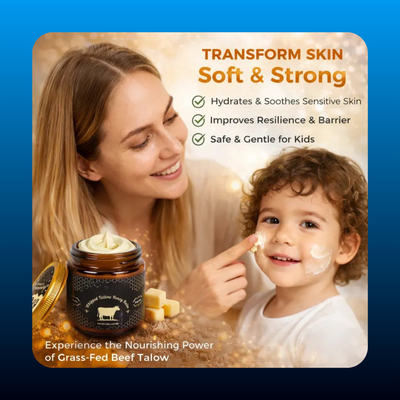 Whipped Grass-Fed Beef Tallow Honey Balm