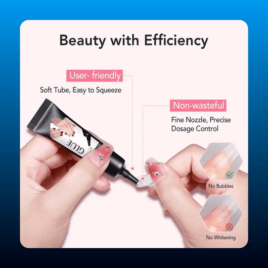 Semi-Solid Nail Glue with Remover