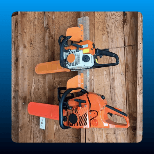 Wall-Mounted Chainsaw Hanger