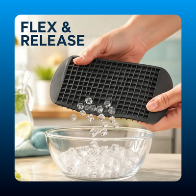 160-grid Silicone Fruit Ice Cube Tray