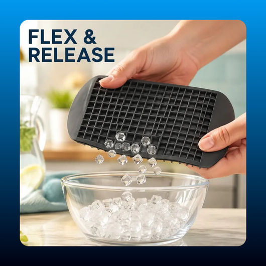 160-grid Silicone Fruit Ice Cube Tray
