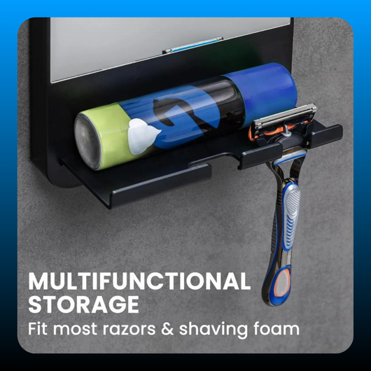Anti-Fog with Razor Holder Shower Mirror