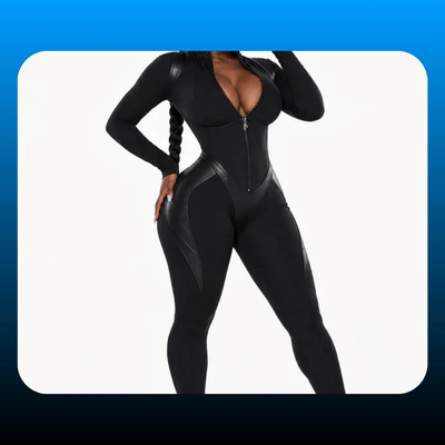Long Sleeve Corset Sculpt Jumpsuit