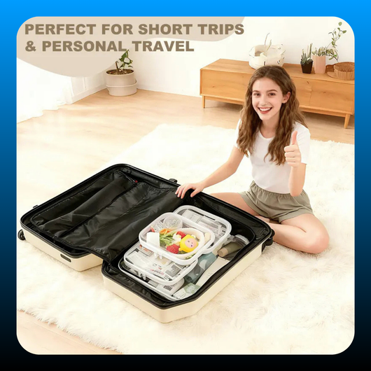 Clear Hard Zipper Case (4 Pack)