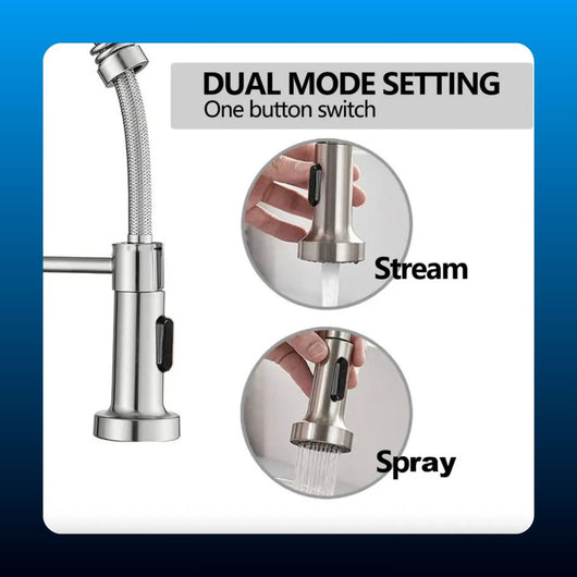 Pull Down Spring Kitchen Faucet