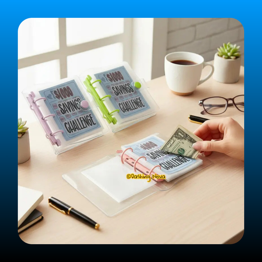 1000 Dollar Savings Challenge Book For Budgeting Cash Money Organizer