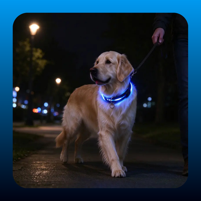 Rechargeable LED Dog Collar