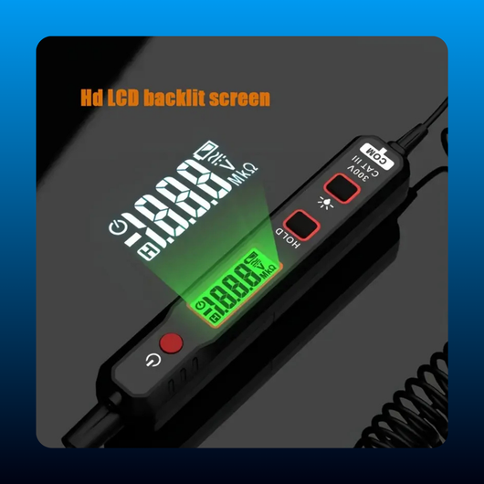 Digital Backlighted Handheld Car Circuit Tester