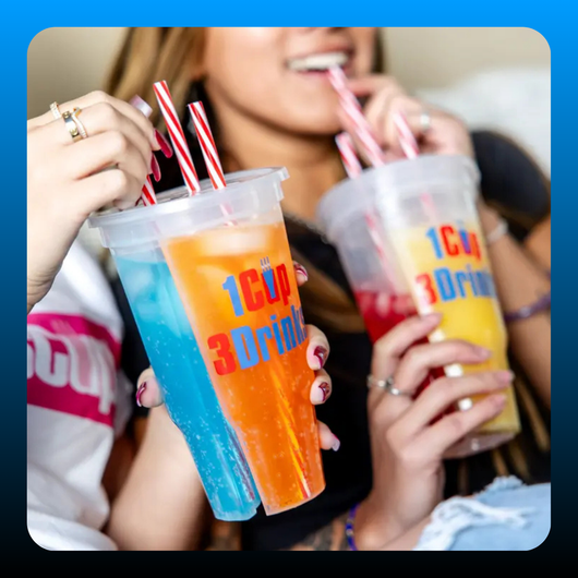 3-Compartment 24oz Cup