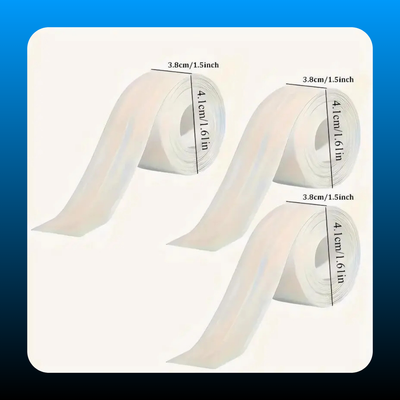 Self-Adhesive White Caulk Tape