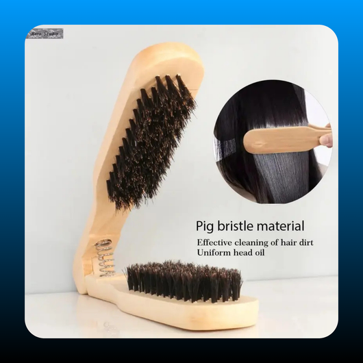 Solid Wood Hair Straightener Comb